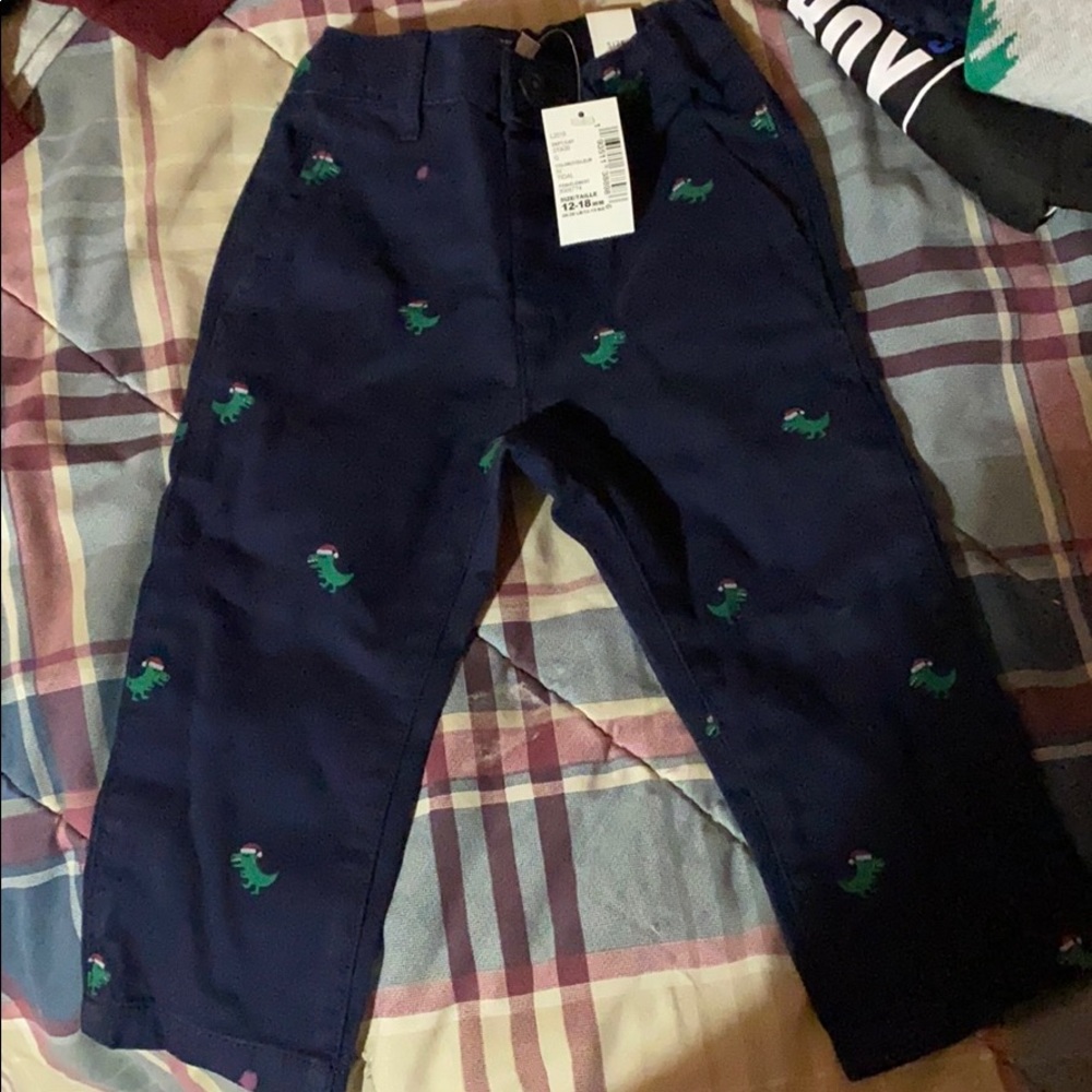 Baby boy Christmas dress pants